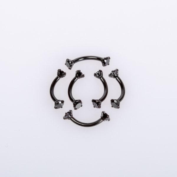 Piercing Kaş 3mm Taş