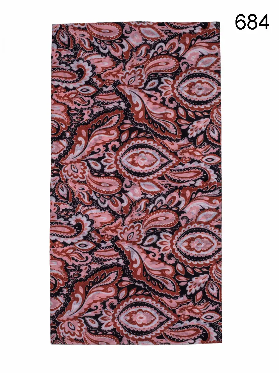 Toptan Şal Desenli Etnik Mikrofiber Dikişsiz Boyunluk
