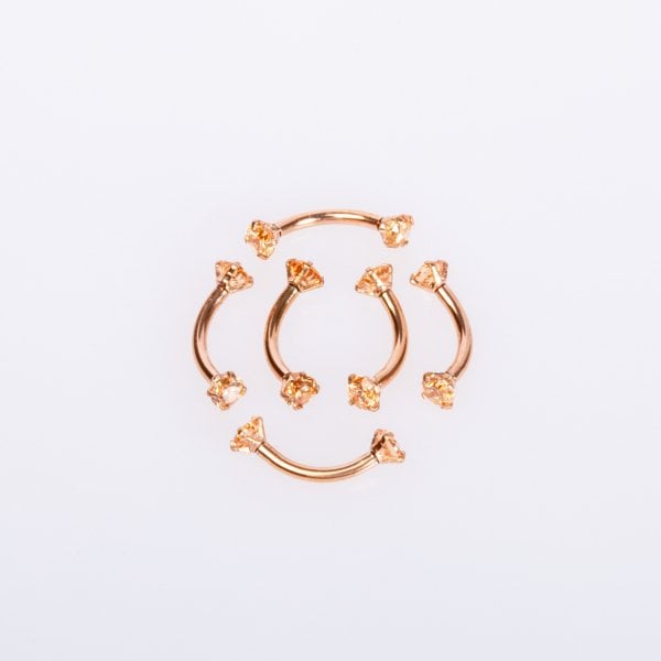 Piercing Kaş 3mm Taş
