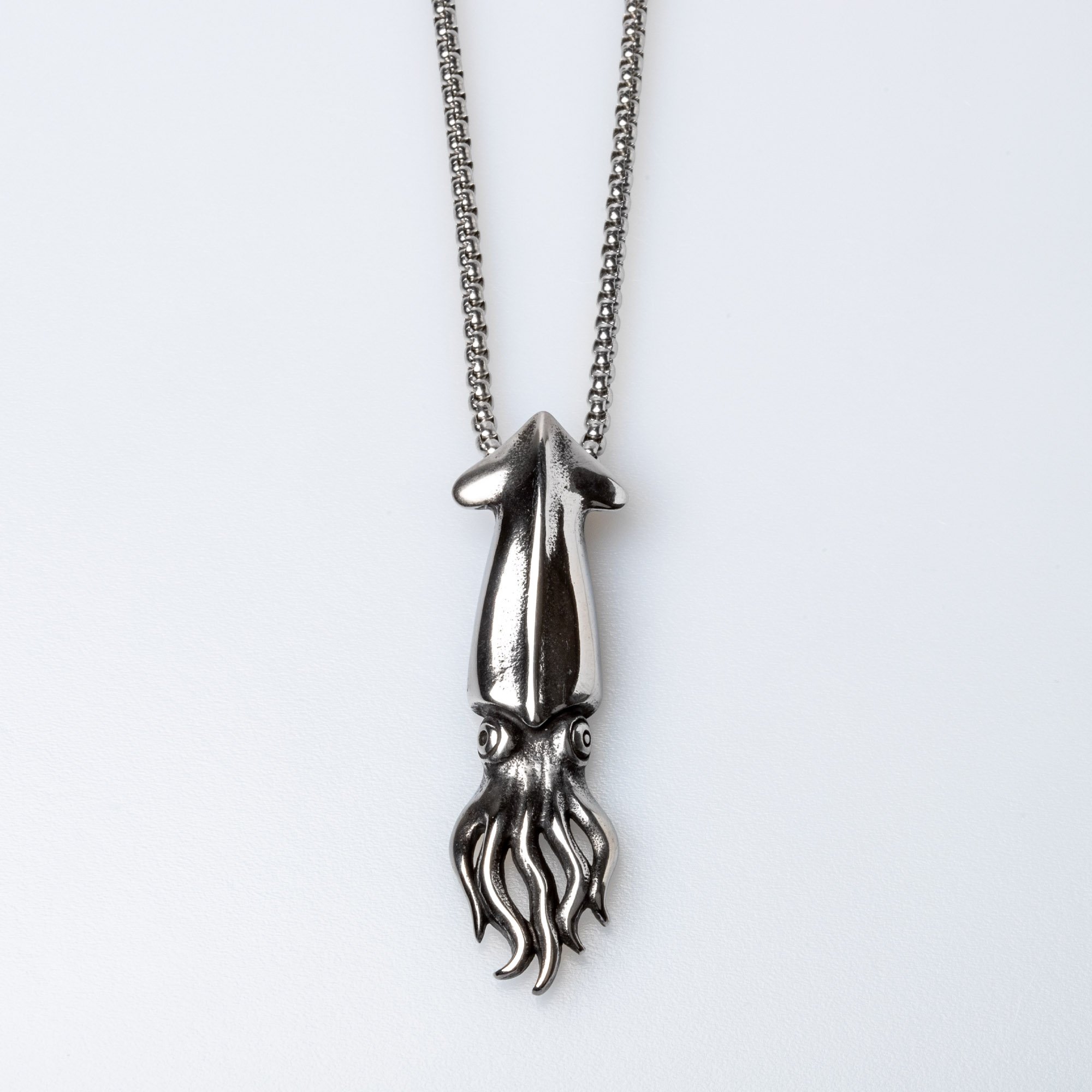 Steel Necklace Cuttlefish
