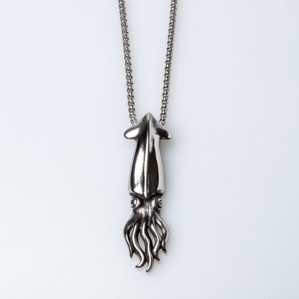 Steel Necklace Cuttlefish