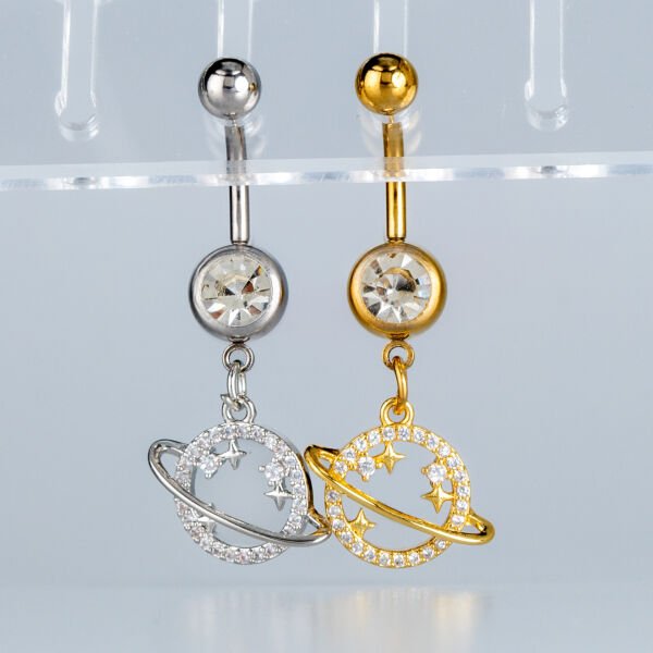 Piercing Göbek Fashion Saturn