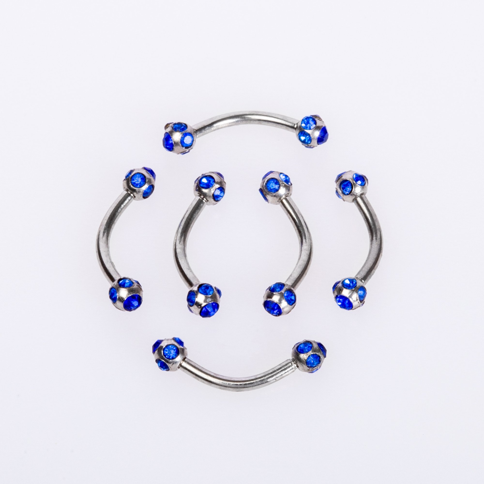 Piercing Eyebrow 2.5mm Stone