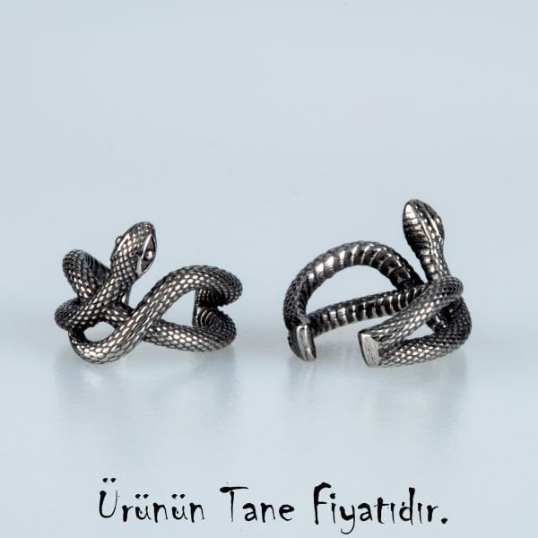 Steel Gothic Snake Earring Cartilage Rook-Tek