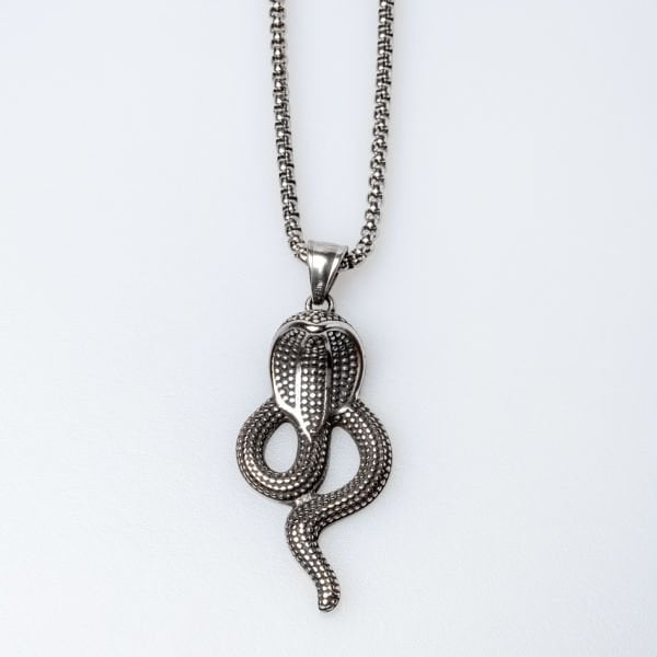 Steel Necklace Snake