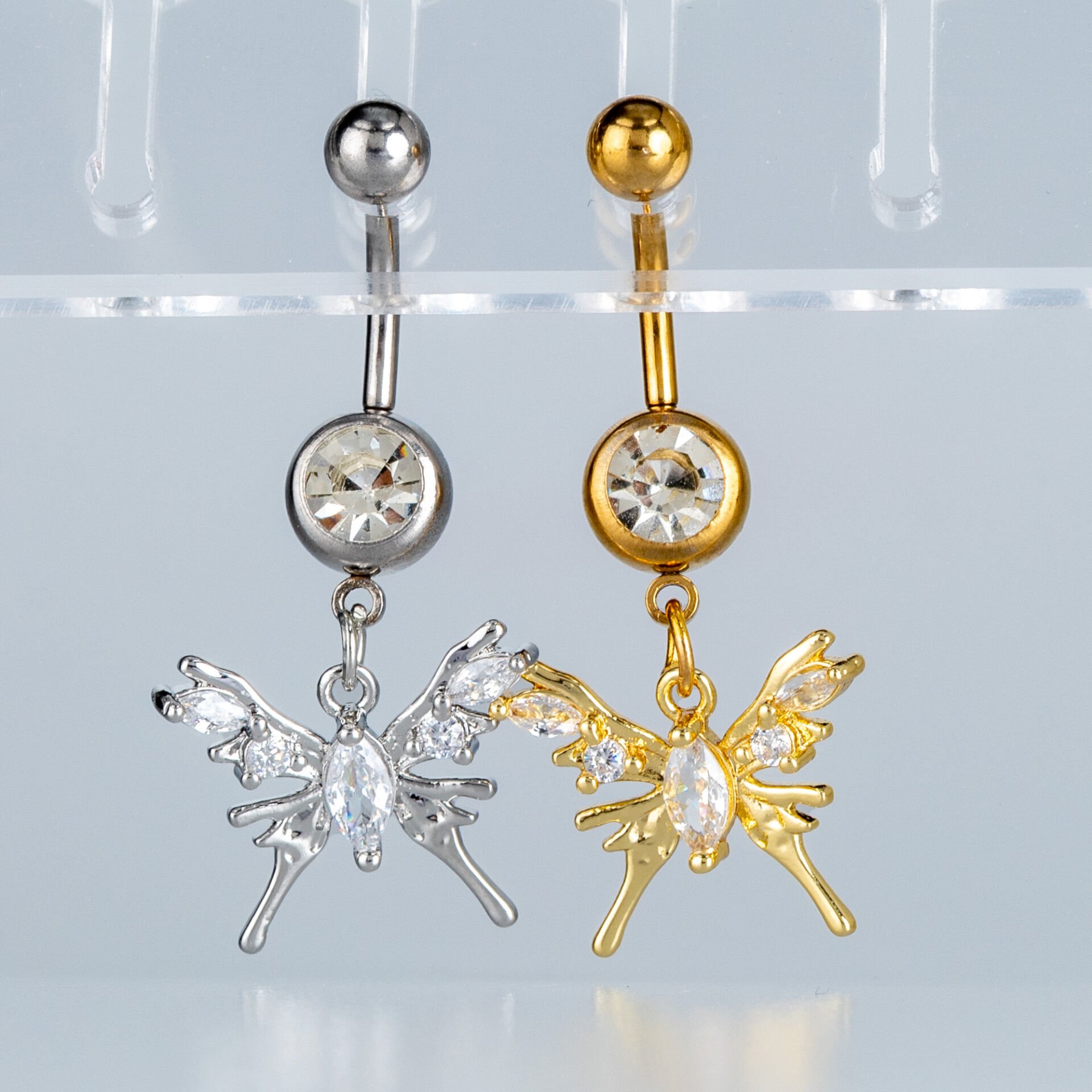 Piercing Göbek Fashion Kelebek