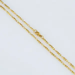 Toptan Erkek 316L Çelik Zincir Kolye 2mm Sari