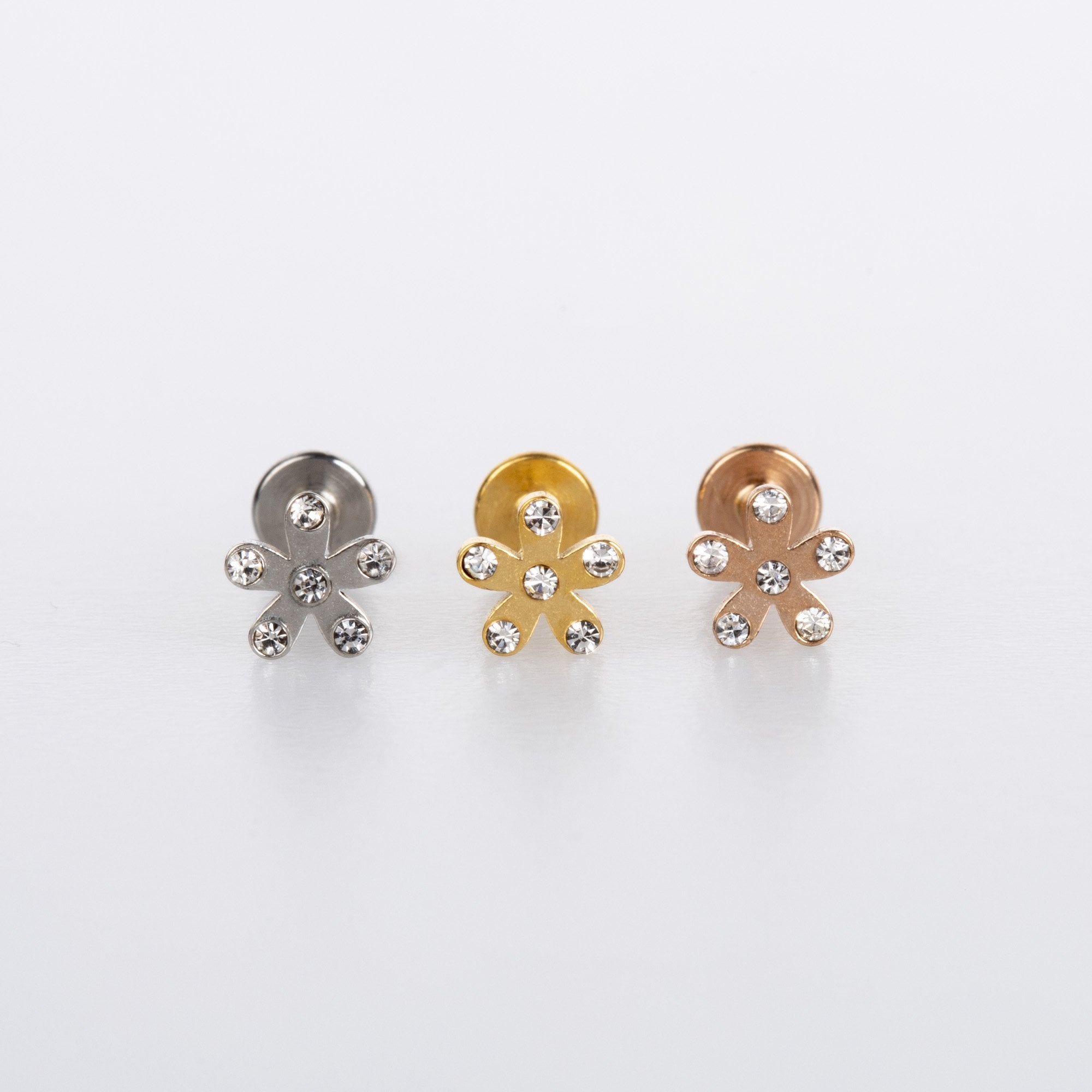 Piercing Çelik Tragus Çiçek