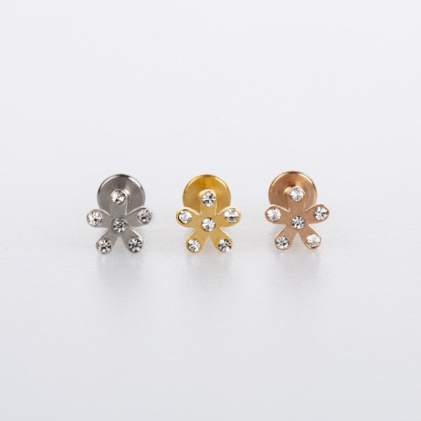 Piercing Çelik Tragus Çiçek
