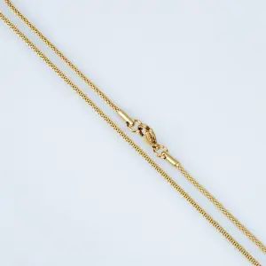 Toptan Erkek 316L Çelik Zincir Kolye 2mm Sari
