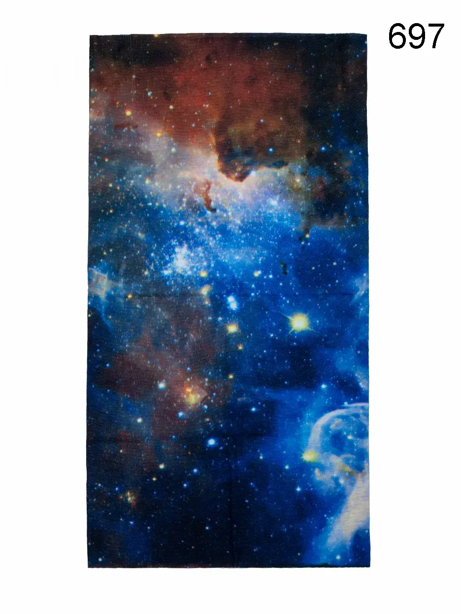 Toptan Nebula Galaksi ve Uzay Desenli Dikişsiz Boyunluk