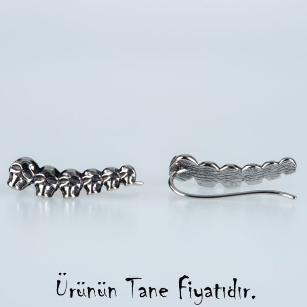 Steel Gothic Skull Earring-Single