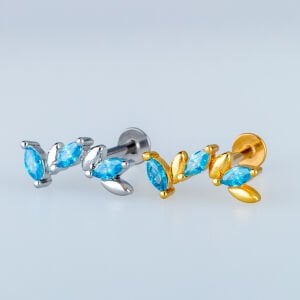 Piercing Tragus Helix Sarı