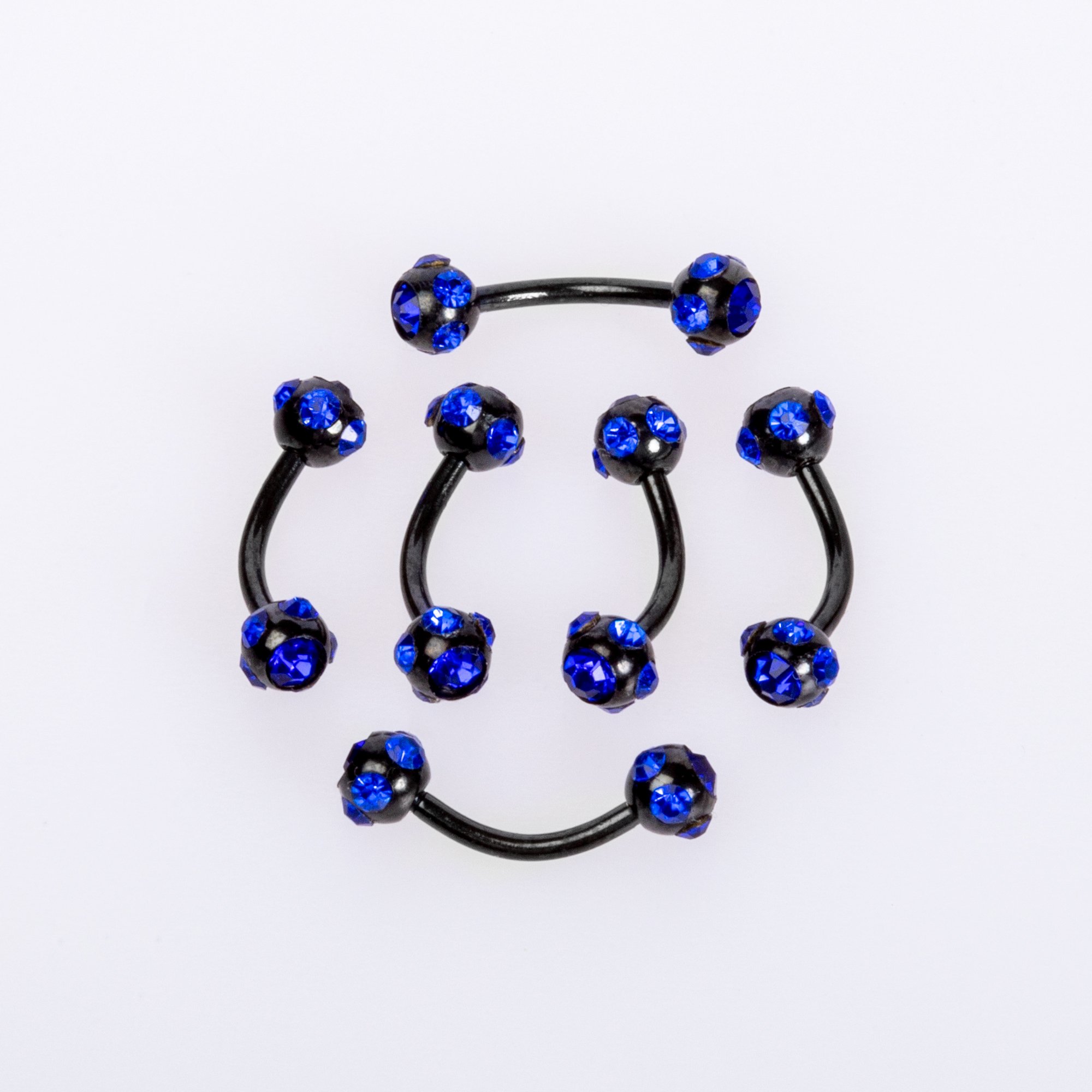 Piercing Eyebrow 4mm Stone