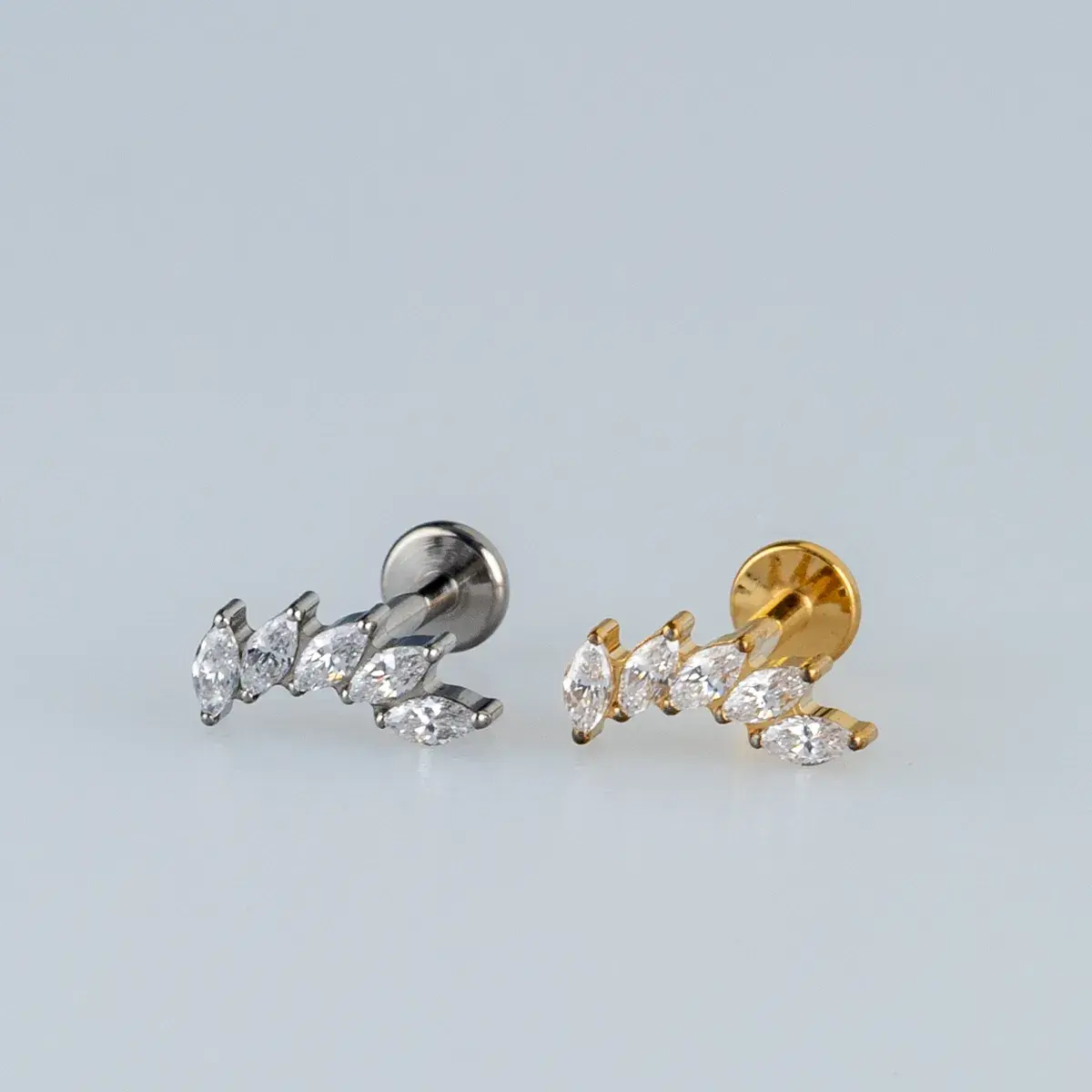 Toptan G23 Titanyum Beşli Markiz Piercing