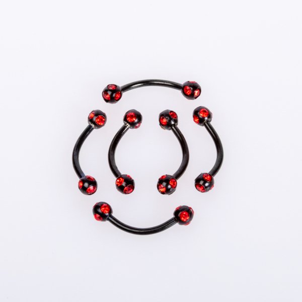 Piercing Eyebrow 3mm Stone