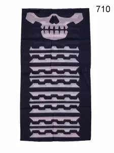 Toptan Maske Tipi Kuru Kafa Desenli Dikişsiz Boyunluk