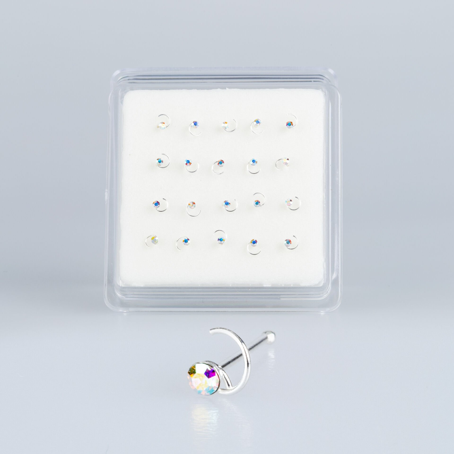 Nose Nose Pack 2mm Round Stone