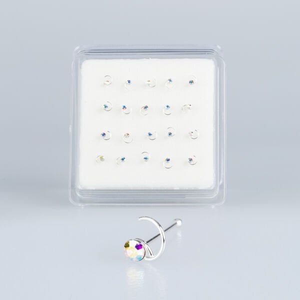 Nose Nose Pack 2mm Round Stone
