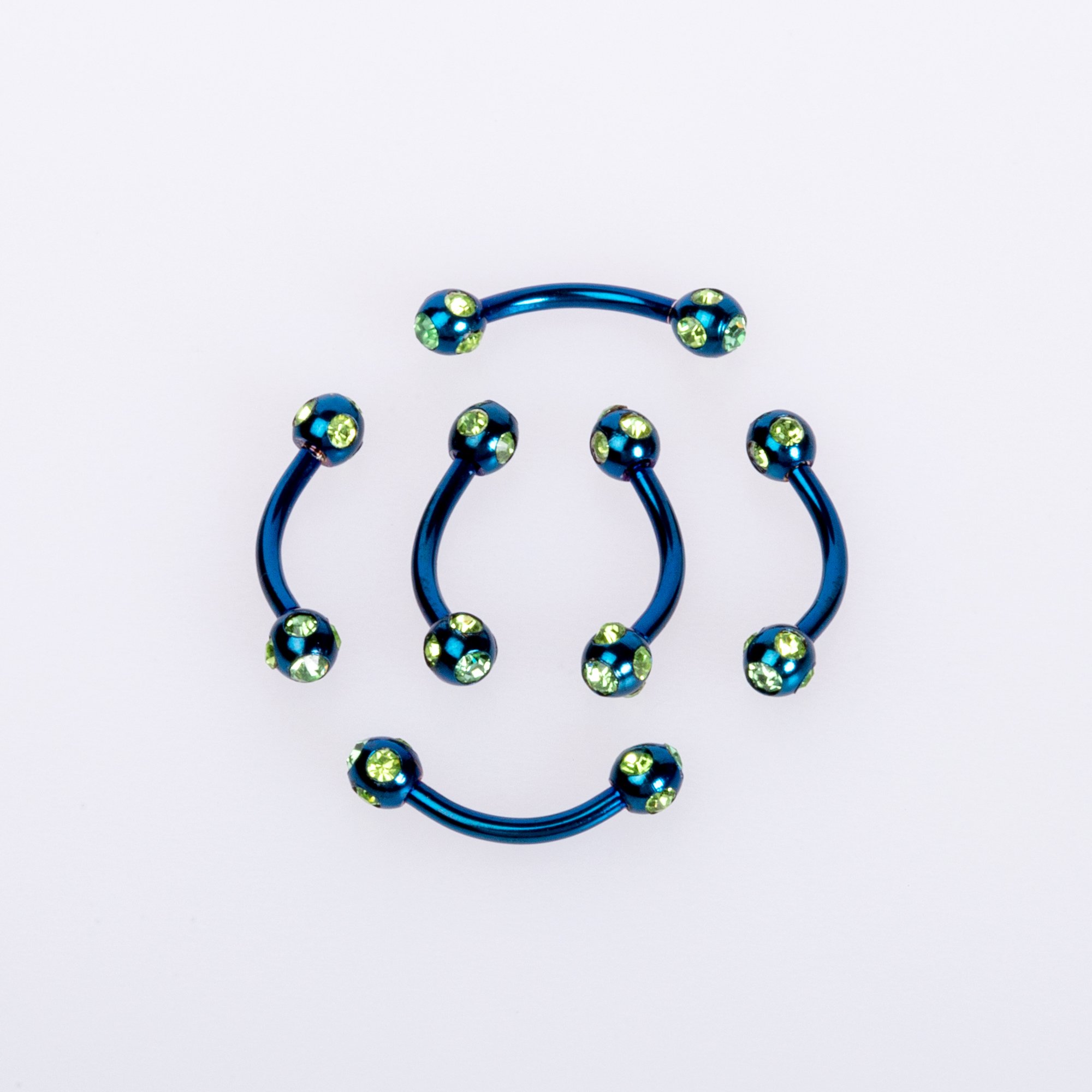 Piercing Eyebrow 3mm Stone