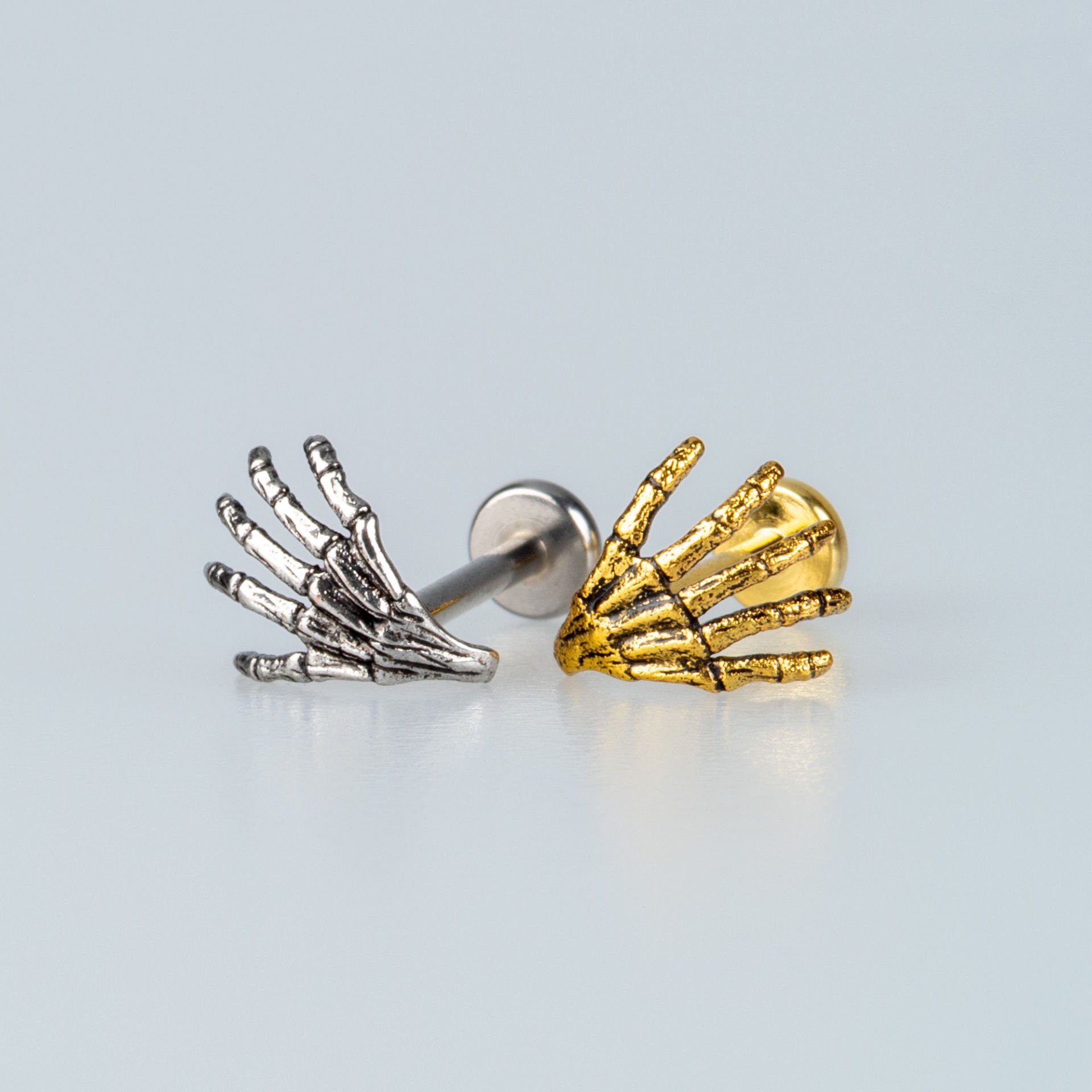Piercing Tragus Gotik Pençe Beyaz