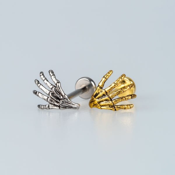Piercing Tragus Gotik Pençe Beyaz