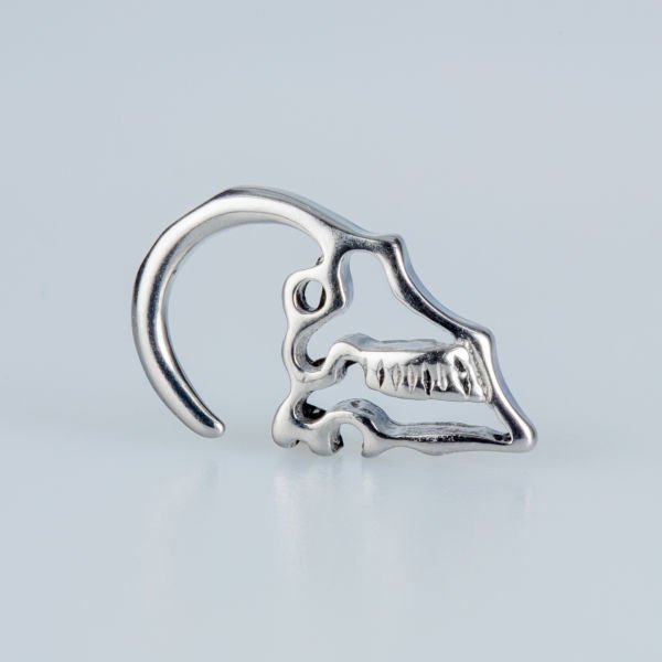 Piercing Tunnel Tiribal Skull Single