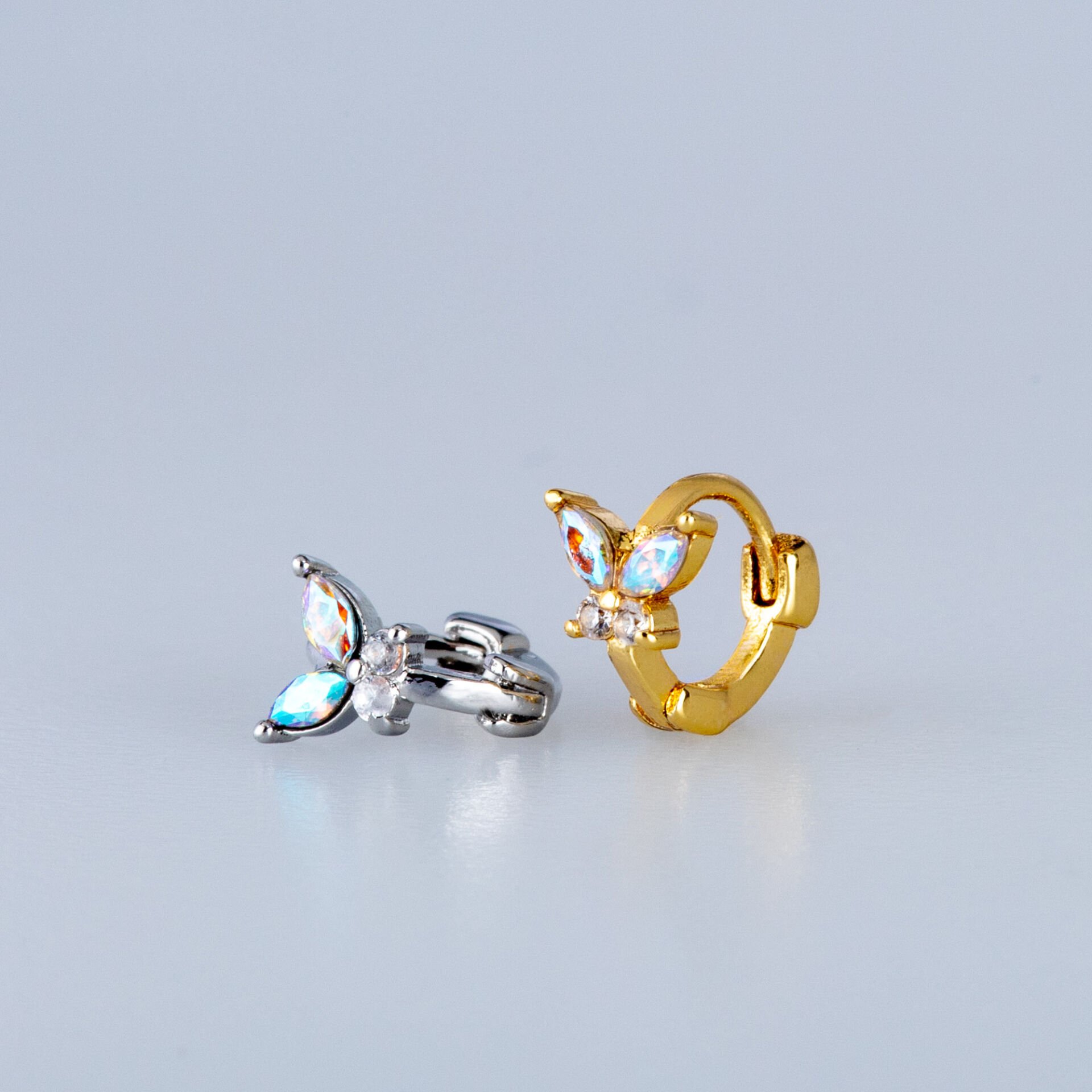 Piercing Rook Halka Kelebek Sarı