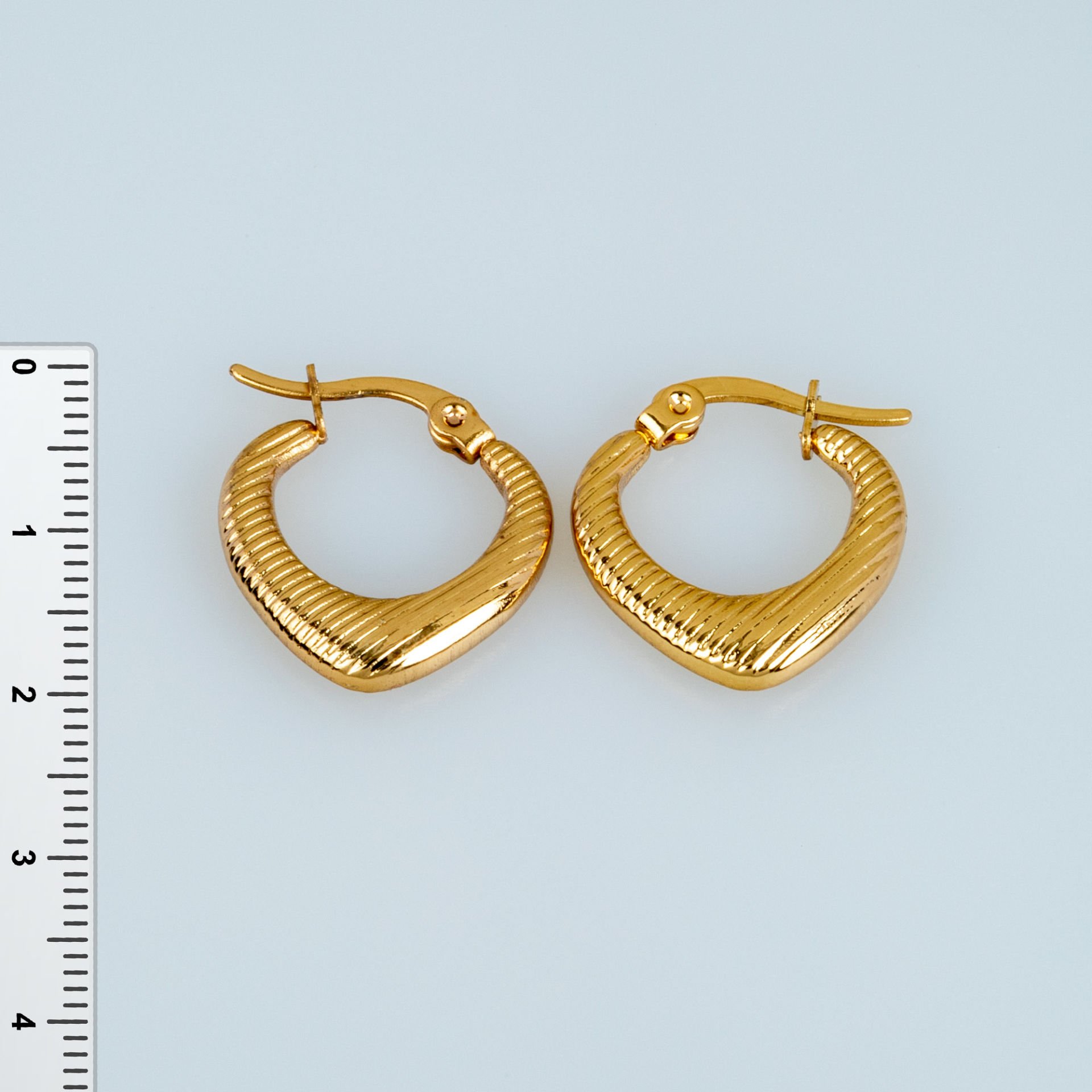 Steel Earring Pair