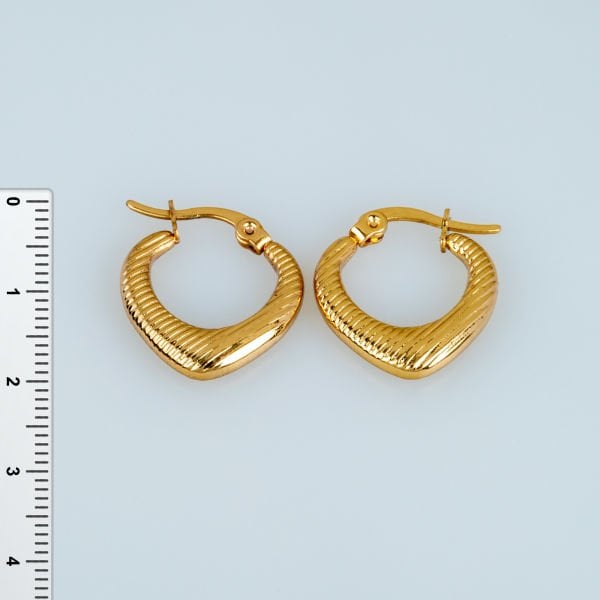 Steel Earring Pair