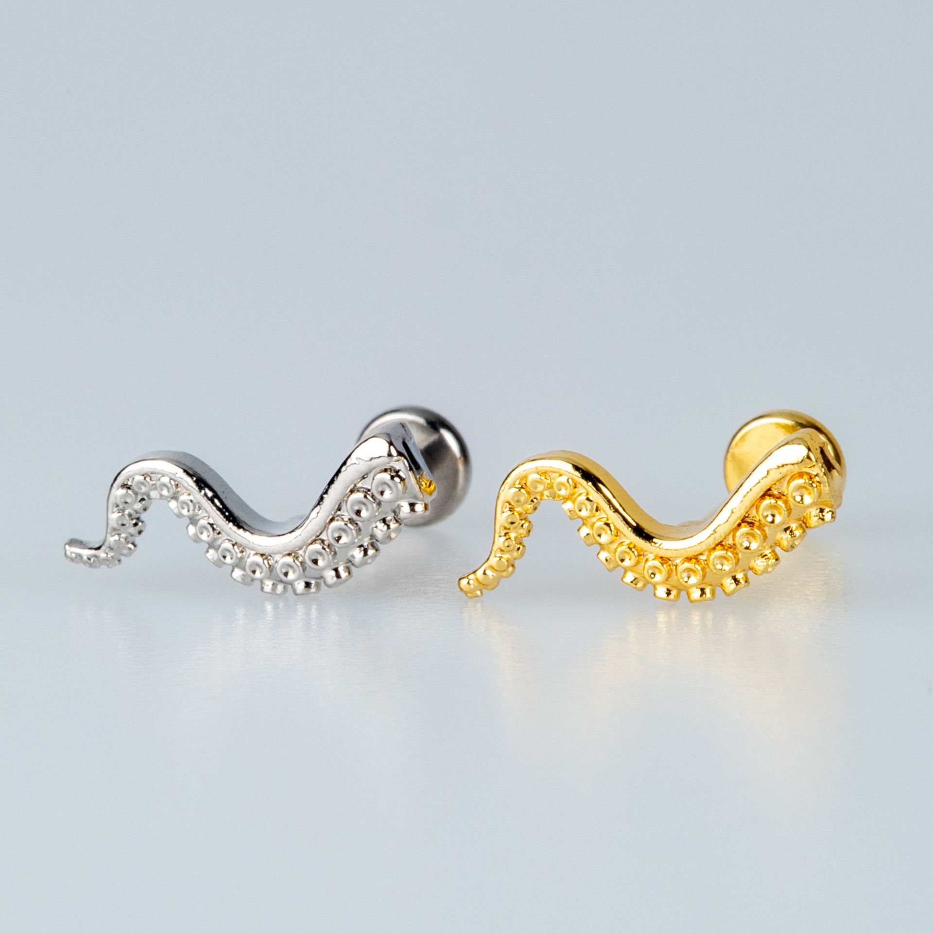 Piercing Tragus Octopus Arm