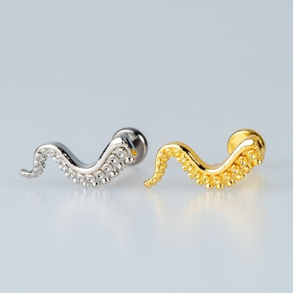 Piercing Tragus Octopus Arm
