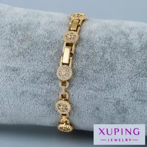 Xuping Jewelry 14K Yuvarlak Motifli Bileklik