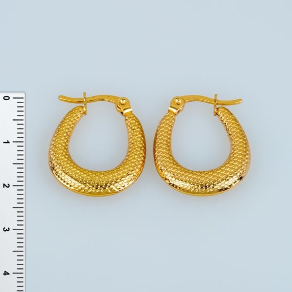Steel Earring Pair