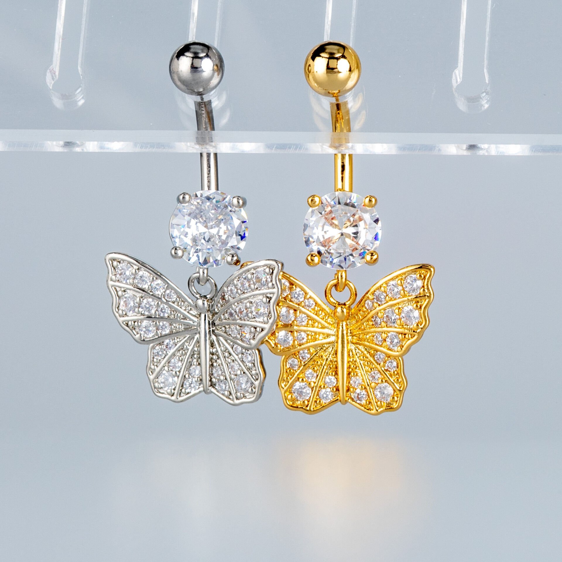Piercing Göbek Fashion Kelebek
