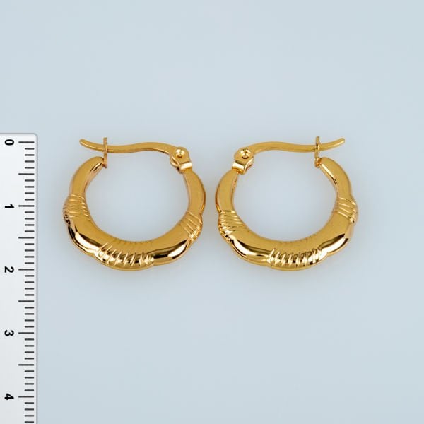 Steel Earring Pair