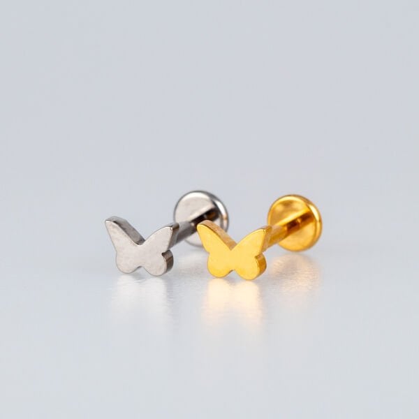 Piercing Titanyum Tragus Kelebek