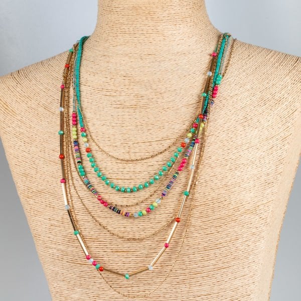 Ethnic Necklace 70cm Long