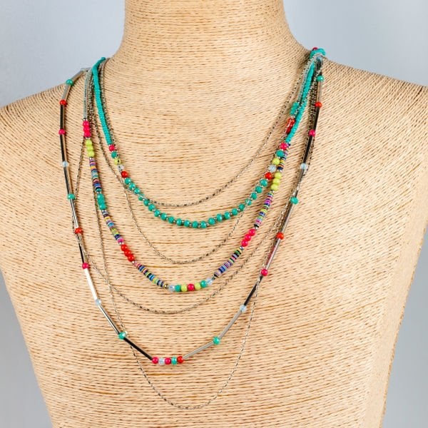 Ethnic Necklace 70cm Long