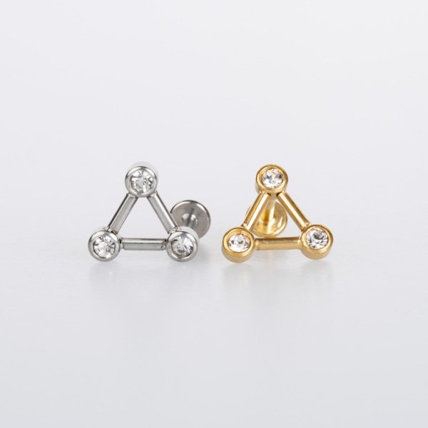 Piercing Çelik Tragus Üçgen