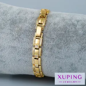 Xuping Jewelry 14K Dikdörtgen Taşlı Bileklik
