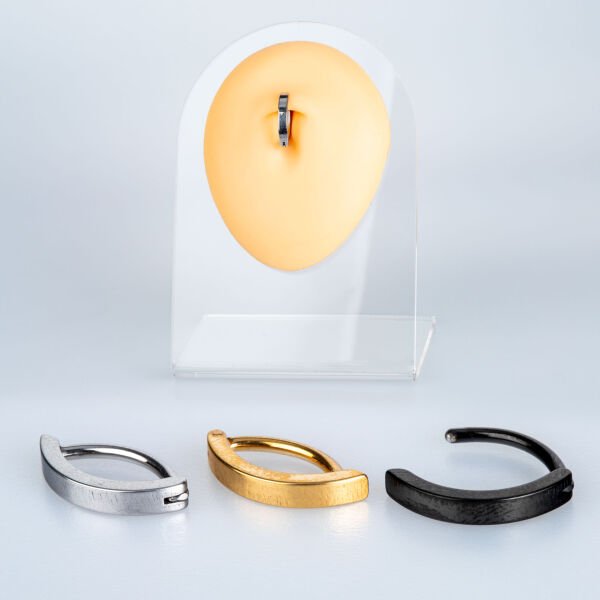 Piercing Çelik Göbek Rose