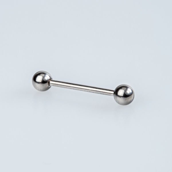 Piercing Titanyum Göğüs 1.2mm Bar İlk Delim Bar Boyu: 12mm