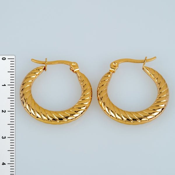 Steel Earring Pair