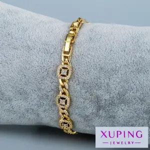 Xuping Jewelry 14K Yuvarlak Taşlı Bileklik