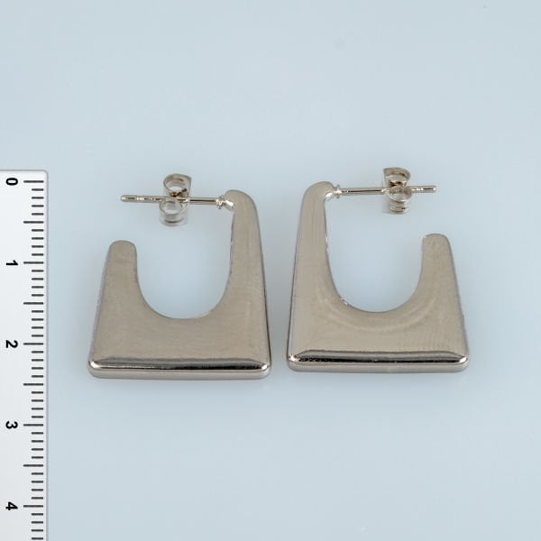 Steel Earring Pair