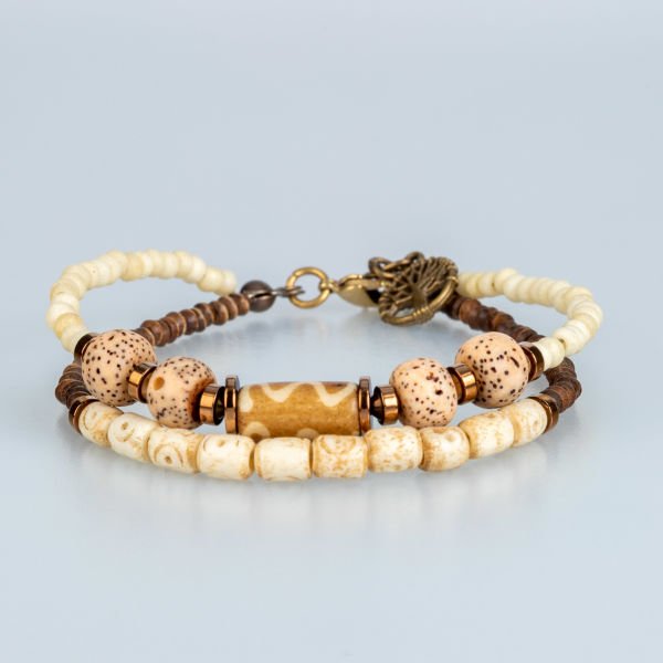 Ethnic Natural Stone Bracelet