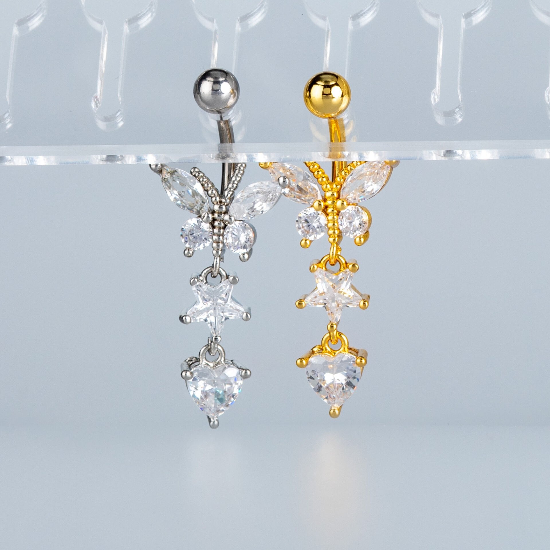 Piercing Göbek Fashion Kelebek