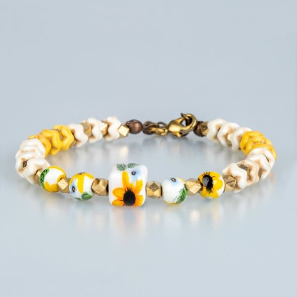 Ethnic Natural Stone Bracelet