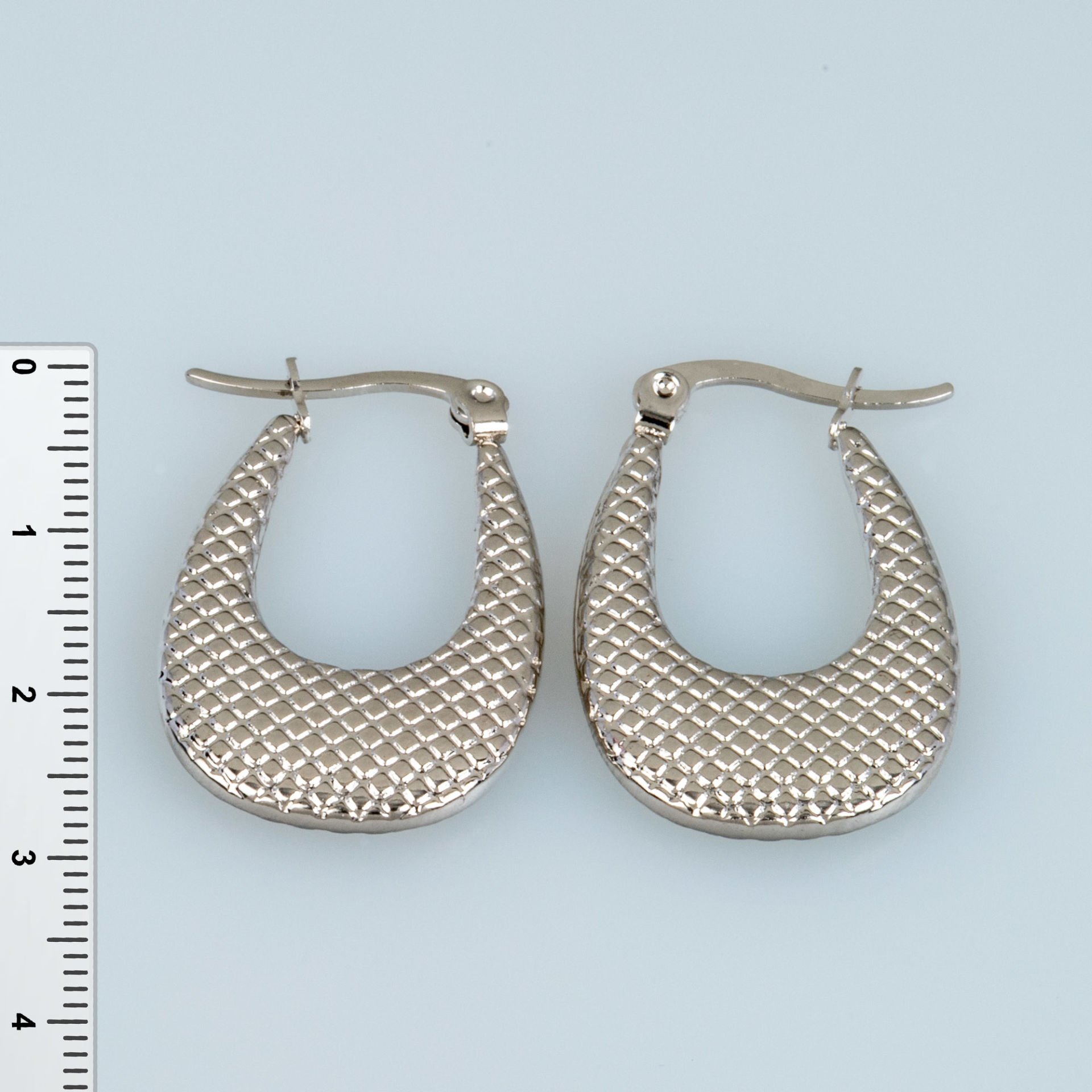 Steel Earring Pair